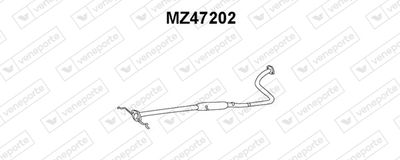 VENEPORTE MZ47202 Глушитель выхлопных газов  для MAZDA 121 II (DB) 1.3 16V
