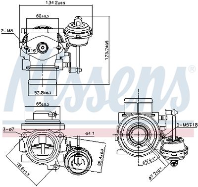 SUPAPA EGR NISSENS 98182 7