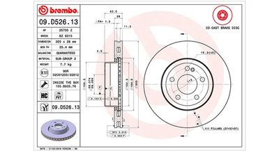 спирачен диск MAGNETI MARELLI 360406133304