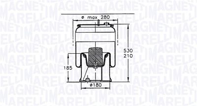 MAGNETI MARELLI Federbalg, Luftfederung