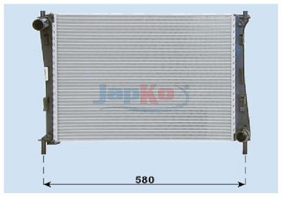 радиатор, охлаждане на двигателя JAPKO RDA053069