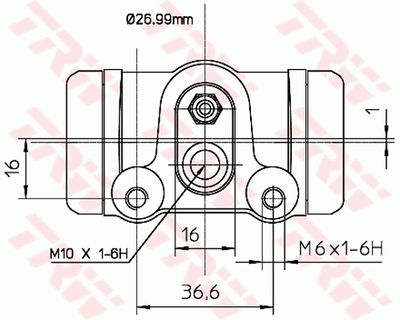 Wheel Brake Cylinder BWN103