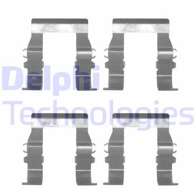 Комплектующие, колодки дискового тормоза DELPHI LX0171 для MITSUBISHI SIGMA