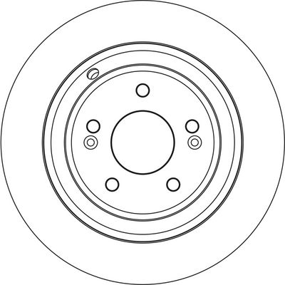 BREMSSCHEIBE TRW DF6814