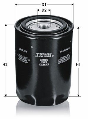 Масляный фильтр TECNECO FILTERS OL23 для FIAT 1100-1900