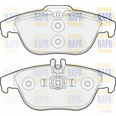 Brake Pad Set NAPA NBP1206