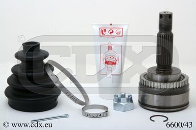 Шарнирный комплект, приводной вал CDX 6600/43 для MITSUBISHI ECLIPSE