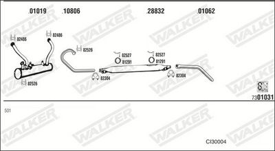Изпускателна система WALKER CI30004