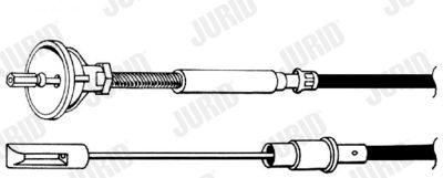 Трос, управление сцеплением JURID 421117J для VW SCIROCCO