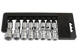Laser Tools 7035 Universal Joint Socket Set 3/8"D 8pc