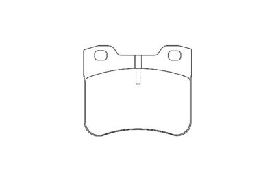 Комплект тормозных колодок, дисковый тормоз Omnicraft 2134908 для CITROËN AX