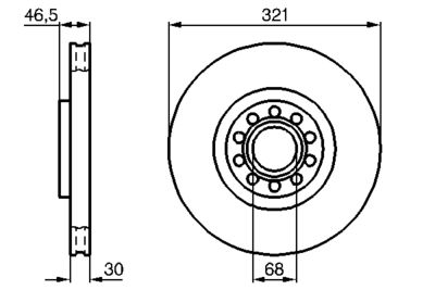 Brake Disc 0 986 478 985