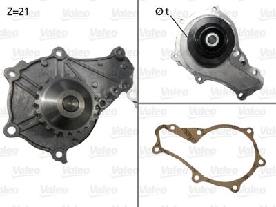 Water Pump, engine cooling 506714