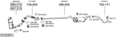 Изпускателна система BOSAL SYS29651