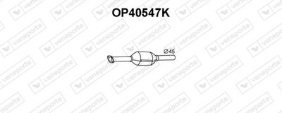 VENEPORTE OP40547K Катализатор для OPEL CORSA B (S93) 1.6 GSI 16V (F08, F68, M68)
