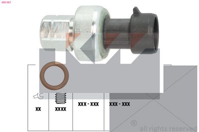 Przełącznik ciśnieniowy, klimatyzacja KW 480087