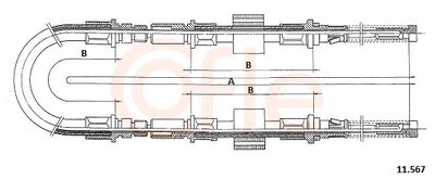 CABLU FRANA DE PARCARE