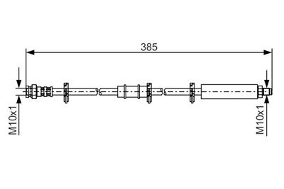 Przewód hamulcowy elastyczny BOSCH 1987476548 produkt