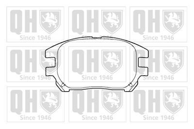QUINTON HAZELL BP1388 Тормозные колодки и сигнализаторы  для LEXUS RX (MCU15) 300 (MCU10_)