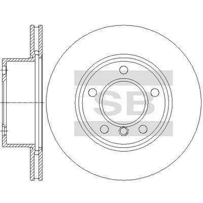спирачен диск Hi-Q SD5217