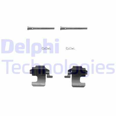 Комплектующие, колодки дискового тормоза DELPHI LX0270 для LANCIA YPSILON
