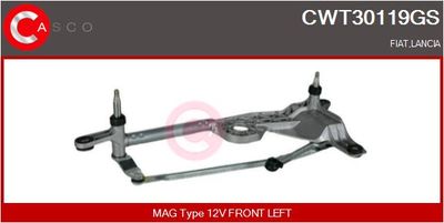 Система тяг и рычагов привода стеклоочистителя CASCO CWT30119GS для FIAT IDEA