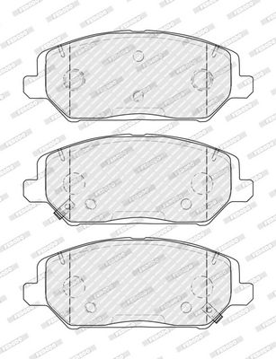 Remblokken set Voor , past: HYUNDAI I30  KIA CEED, PROCEED, XCEED 1.0-1.6H 11.16-
