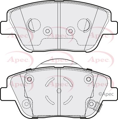 Brake Pad Set APEC PAD1755