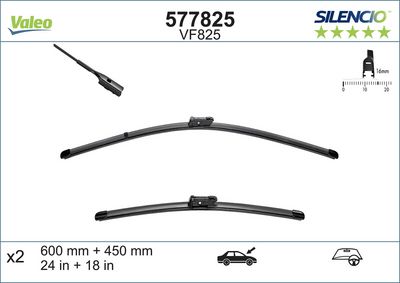 List stěrače VALEO 577825