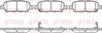 KAWE 0876 29 Тормозные колодки и сигнализаторы  для NISSAN TIIDA Наклонная задняя часть (C11) 1.5 dCi