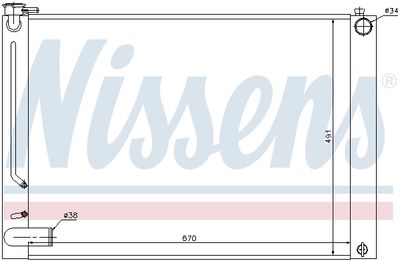 RADIATOR RACIRE MOTOR NISSENS 64660 4