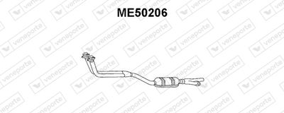 VENEPORTE ME50206 Глушитель выхлопных газов  для MERCEDES-BENZ 190 (W201) E 2.3 (201.028)