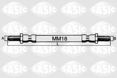 Тормозной шланг SASIC SBH6316 для FORD CAPRI