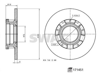 DISC FRANA SWAG 33100909 2