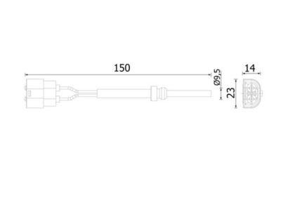 INTRERUPATOR CONTROL NIVEL LICHID RACIRE MAHLE CRTX2000S