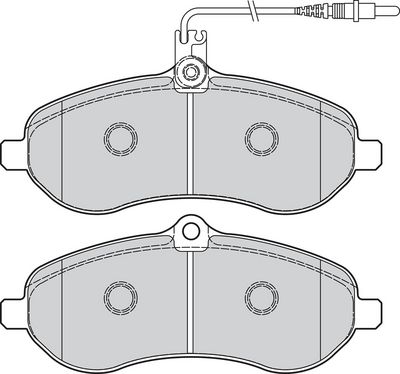 BREMSBELAGSATZ SCHEIBENBREMSE VALEO 302078 1