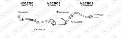 SISTEM DE ESAPAMENT VENEPORTE 530196