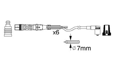 BOSCH Zündleitungssatz