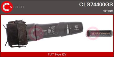 Выключатель на рулевой колонке CASCO CLS74400GS для FIAT FULLBACK
