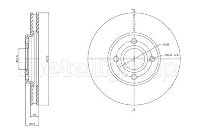 Brake Disc 800-1768C