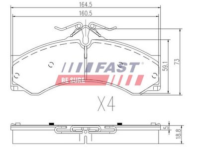 SET PLACUTE FRANA FRANA DISC FAST FT29015 1