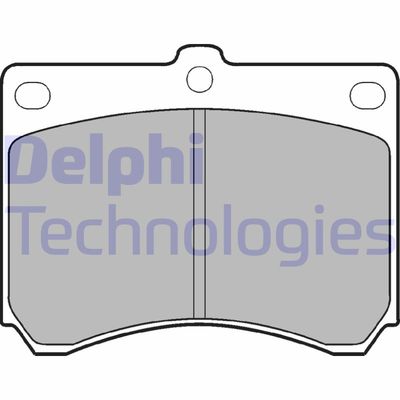 Комплект тормозных колодок, дисковый тормоз DELPHI LP935 для MAZDA MX-3