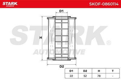 маслен филтър STARK SKOF-0860114