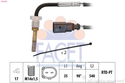 SENSOR ABGASTEMPERATUR