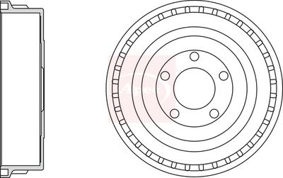 APEC Brake Drum DRM9971