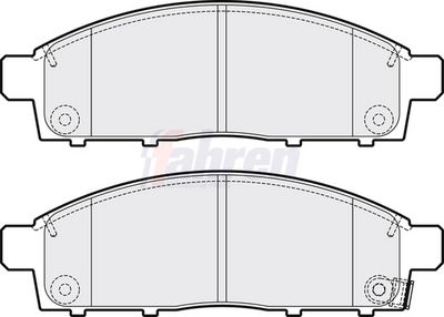 Fahren Brake Pad Set, disc brake FBP3647