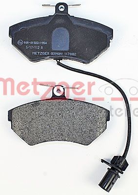 BREMSBELAGSATZ SCHEIBENBREMSE METZGER AUTOTEILE 1170082 2
