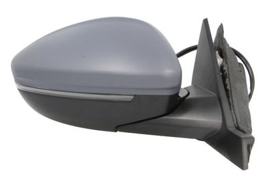Zijspiegel Rechts (elektrisch, in reliëf, met verwarming, under-coated, met indicator, met temperatuursensor) past: JEEP AVENGER 12.22-