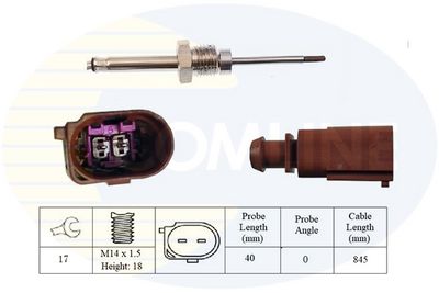 SENZOR TEMPERATURA GAZE EVACUARE