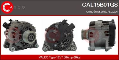 GENERATOR / ALTERNATOR CASCO CAL15B01GS